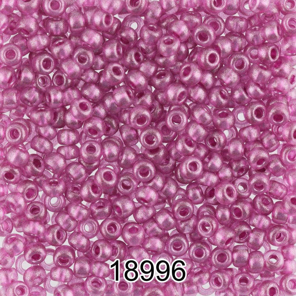Бисер Preciosa круглый 10/0, 2.3 мм, 500 г, 18996 (Ф489) розовый