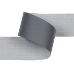 Лента светоотражающая (катафотная) [cpl:380], 40 мм / 50 метров, 65% п/э, 35% х/б, серый, Gamma JF9001