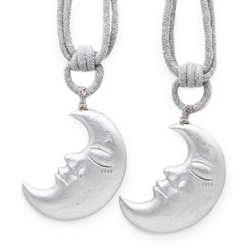 Подхваты шторные "месяц", серебряный