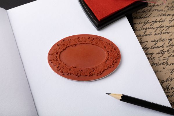 Штамп 5.8х8.4 см, 02 Рама из роз, Mr.Painter TSM-05