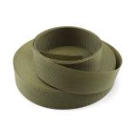 Стропа (ременная лента) 25 мм / 25 метров, толщ. 0.5 мм, [6.7 г/пог.м], 100% нейлон, хаки