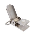 Клипса для подтяжек полоса 20.0 мм, сталь (никель), 20 шт