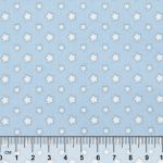 Ткань для пэчворка Peppy Молочные сны фланель, отрез 100х110 см, 175 г/м², МС-10 голубой, Peppy