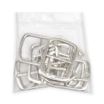 Пряжка ременная металл 27 мм. никель, 10 шт, BIG