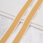 Тесьма (лента) окантовочная 28 мм / 91.44 метра, 5.075 г/пог.м, декоративная, 04 жёлтый, 3Al360