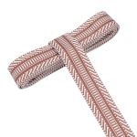 Стропа (ременная лента) 38 мм / 3 метра, [40 г/пог.м], с принтом 2-сторонняя, T0178 т.бежевый/белый), 3Al352