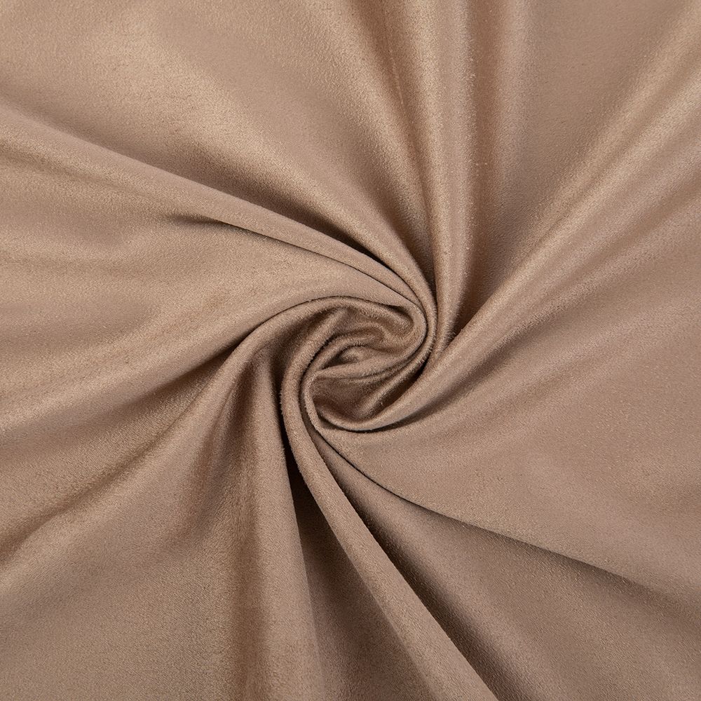 Замша искусственная Woven Suede 175 г/м², 147±2 см / 5 метров, 17-1038 cappucino (т. бежевый), Peppy Woven Suede