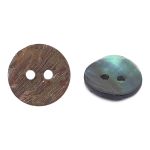 Пуговицы на 2 прокола 20L (12,5мм), ракушка (B-Grey (серый)), CN-S003A, 36 шт