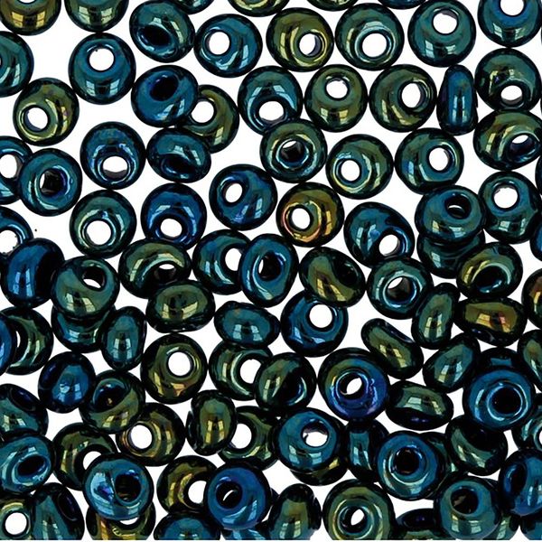 Бисер Toho Magatama 2 (3 мм), 25 г (5х5 г), 0084 зеленый