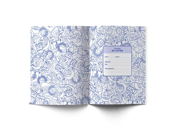 Тетрадь со справочным материалом Скучно не будет!, выборочный лак, A5+ 48 л. на скобе 65 г/м², белизна 100%, 10 шт, клетка, 000539 История, Светоч 48ТПСКс5_4_2_1