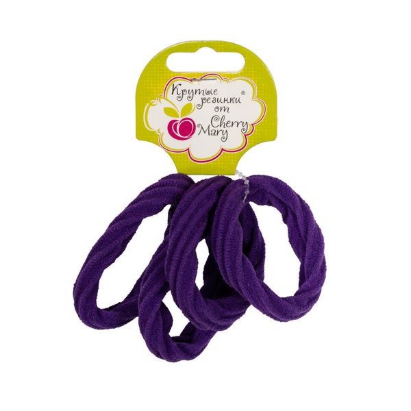 Набор резинок для волос R6026, 20 шт, №06 фиолетовый, Cherry Mary R6026