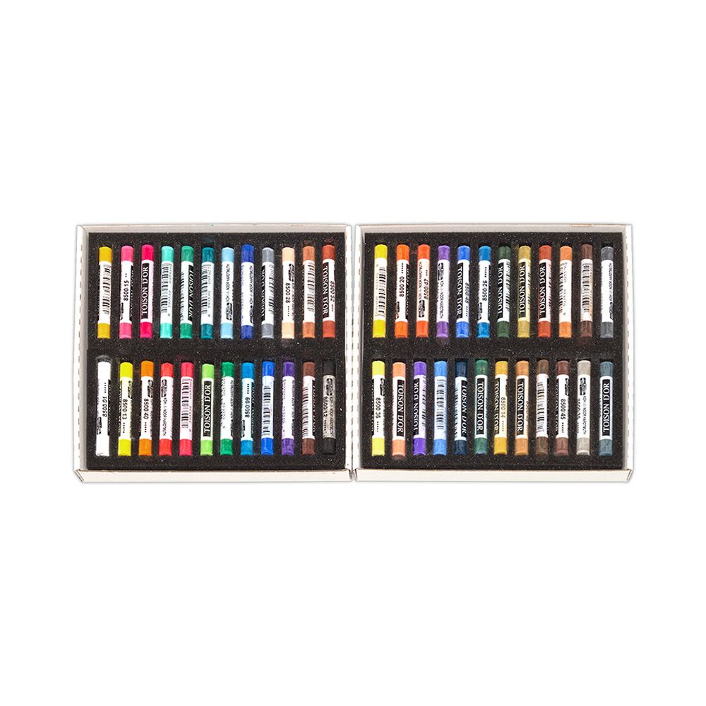 Пастель художественная мягкая 48 цв, KOH-I-NOOR Toisodor, круглая в картонной коробке 8516048005KSRU