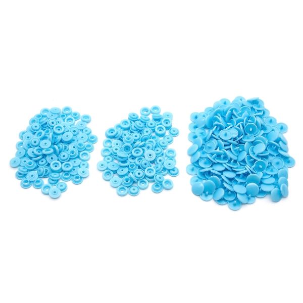 Кнопка рубашечная ⌀12,5/10мм пластик (≈100 шт) New Star (198 небесно-голубой)