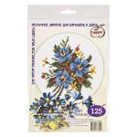 Набор для вышивания нитками РС Студия, Букет 12х12 см