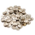 Пуговицы на ножке 40L, G, 72 шт