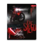 Тетрадь ученическая общая, выборочный лак, A5+ 48 л. на скобе, белизна 100%, 10 шт, клетка, 000325 Скорость, Светоч 48ТСК5_4_3_1