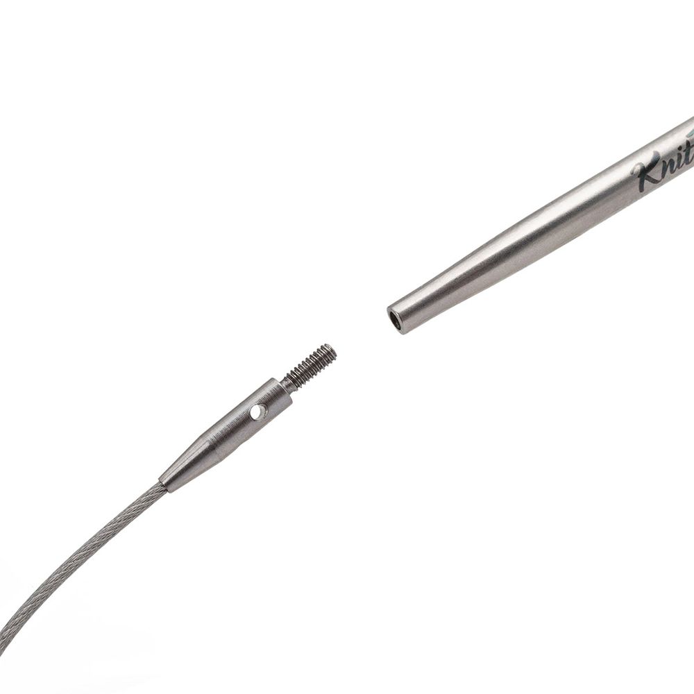 Набор съемных спиц Knit Pro Mindful Petite Mini, 5 и 7,5см, 8пар(2-2,75мм), нерж. Сталь