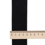 Резинка для подтяжек (помочная) 40.0 мм / 25 метров, 25.2 г/п.м., 580 черный, 6123-9344