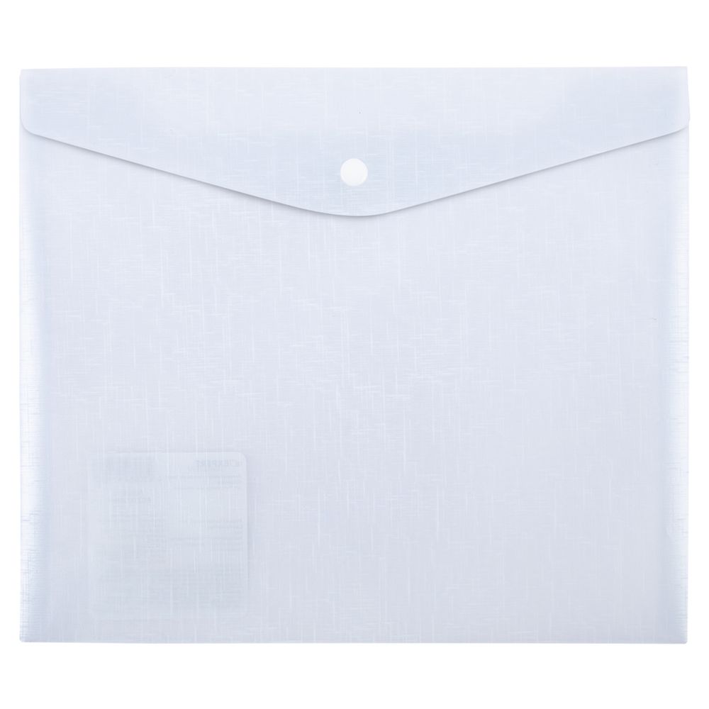 Папка-конверт для тетрадей с кнопкой A5+ 180 мкм, 20 шт, лёд ЕС211120053, Expert Complete