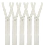 Молния трактор Arta Т6 (6 мм) 1 зам., разъем., 40 см, цв. 151 св.ваниль, 5 шт