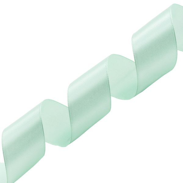 Лента атласная 1-сторонняя 25.0 мм / 22.86±1 метров, 097 св. бирюзовый, Globus