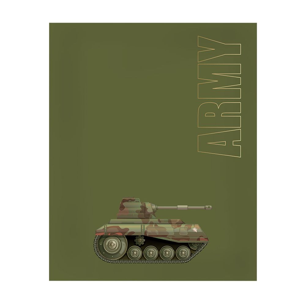 Тетрадь Милитари A5 96 л. на спирали 60 г/м², 6 шт, клетка, SVT 960921 03, Светоч