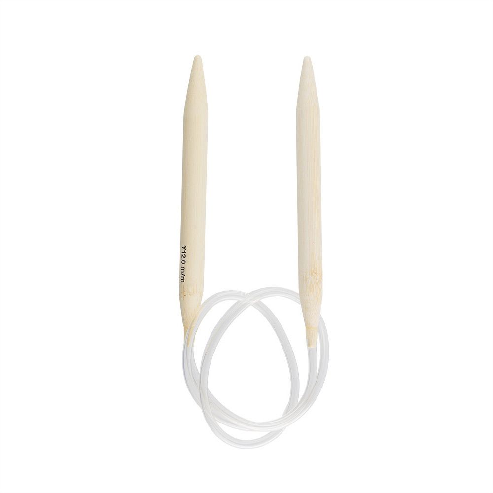 Спицы круговые бамбук ⌀12,0 мм, 80 см, Gamma BC1