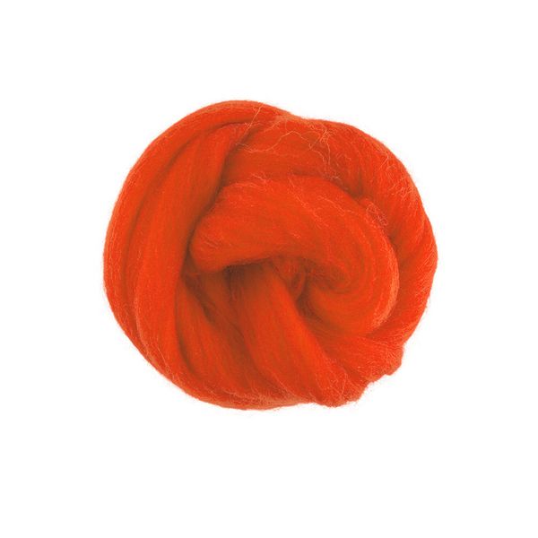 Шерсть для валяния (до 29 мкр), 50 г. 1446 алый, Gamma TFS-050