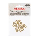 Рондели 9 мм, 20 шт, 02 под золото, Zlatka MRR-07