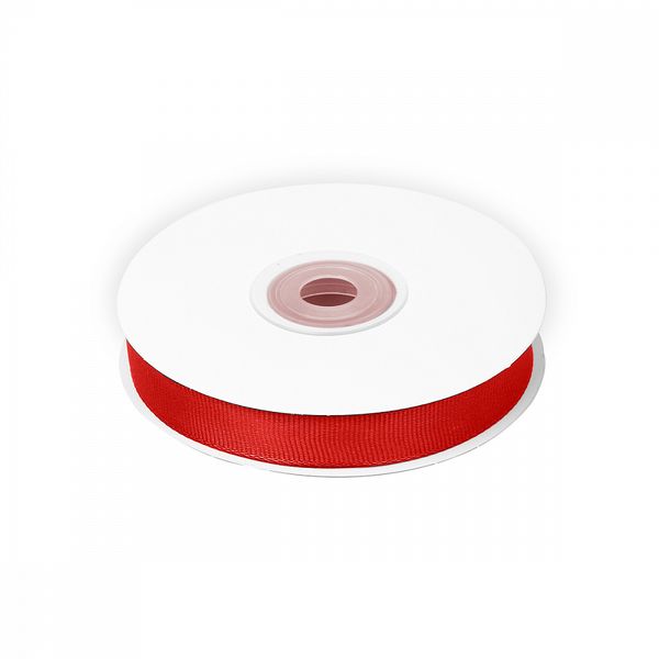 Лента репсовая (в рубчик) 15.0 мм / 22.8±1 метра, 235 красный, Magic4Hobby