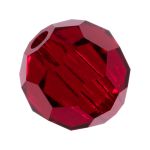 Бусины стекло ⌀6 мм, 12 шт, красный/siam, Preciosa 451-19-602