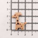 Пуговицы детские Жирафик 44L (28мм), пластик (песочный), 50 шт, Б30(3.02-1316-28)