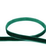 Лента бархатная (тесьма) 20.0 мм / 16.5±1 метра, 036 т-изумрудный, Blitz VR-20