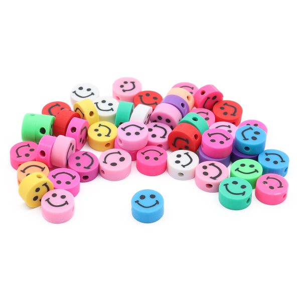 Бусины полимерная глина набор Улыбка, 50 шт/упак, Astra&Craft, ZZ1304