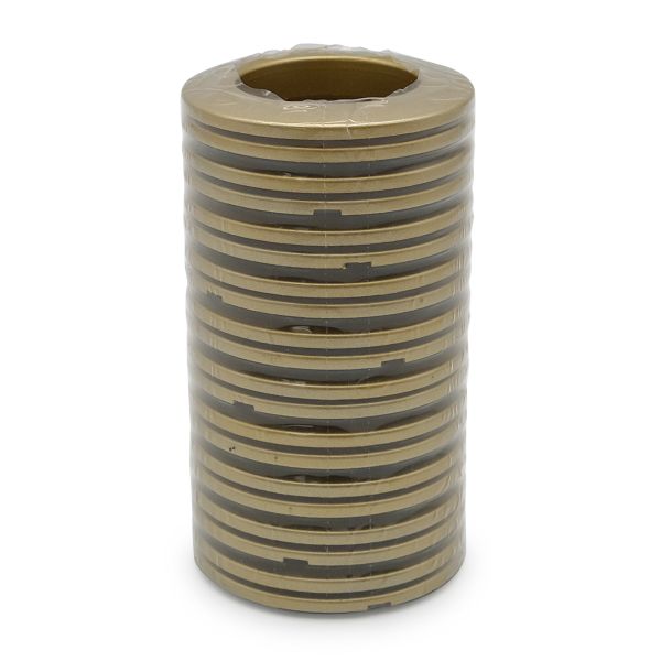 Люверсы шторные ⌀35 мм, с многоуровневым замком цвет № 4 золото, 10 шт