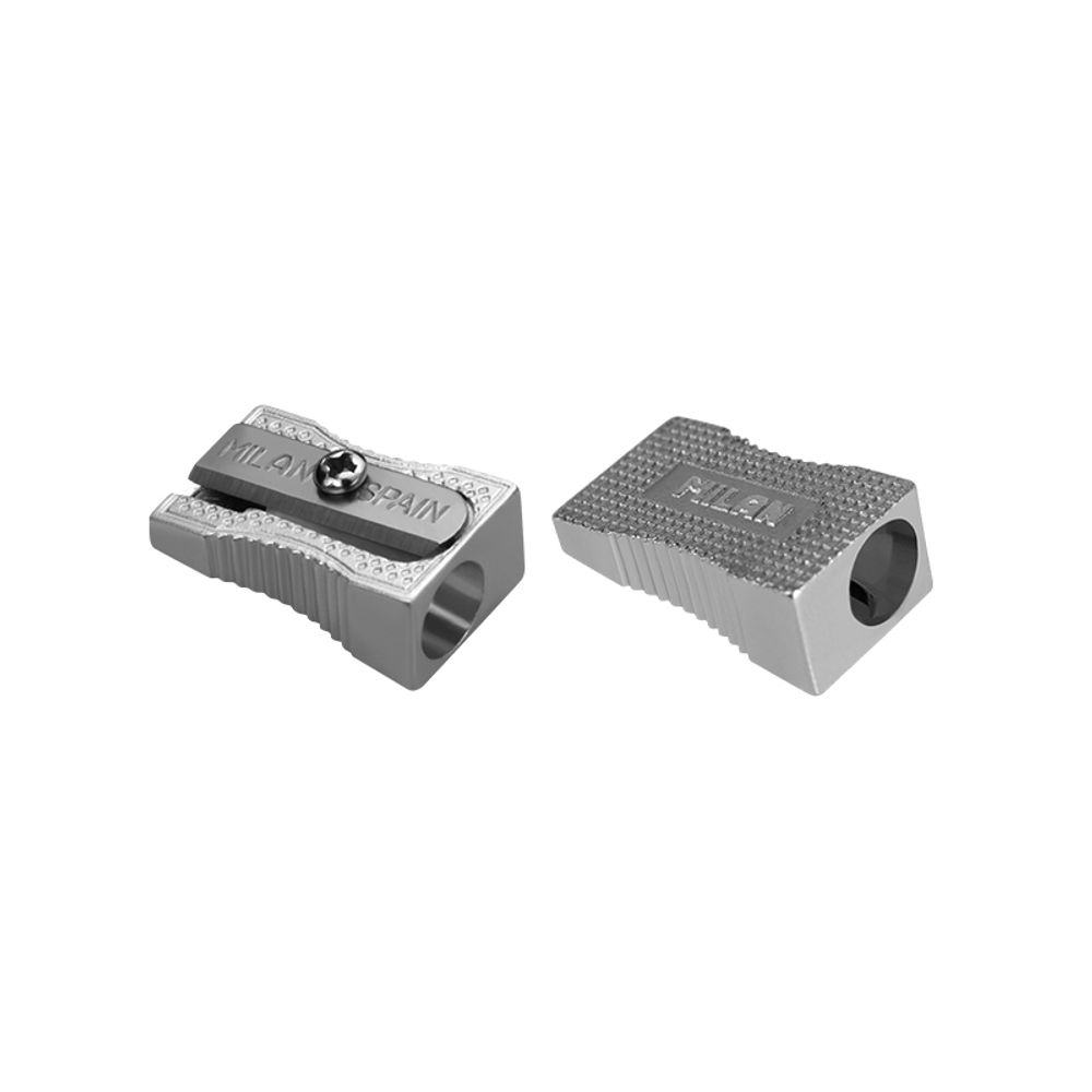 Точилки для карандашей набор (1 отверстие + двойная), Milan, BWM9079