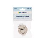 Замок для сумки 33х31 мм, 5 шт, никель, Gamma LBZ-7N