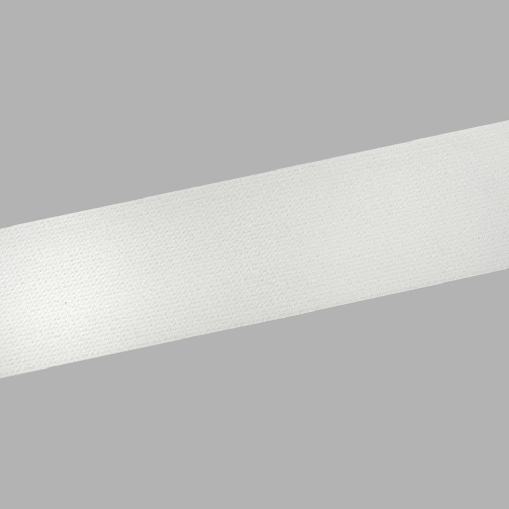 Резинка тканая 50.0 мм / 20 метров, 27.8 г/м, белый