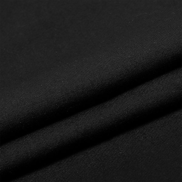 Футер 2-нитка петля поликоттон стрейч 220 г/м², 160 см / 3 метра, ФУТ2Х.TBY.ХЛ-ПЭ.ЧЕР.3, цв.черный