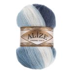 Пряжа Alize (Ализе) Angora Gold Batik / уп.5 мот. по 100 г, 550м, 1899 секционный A