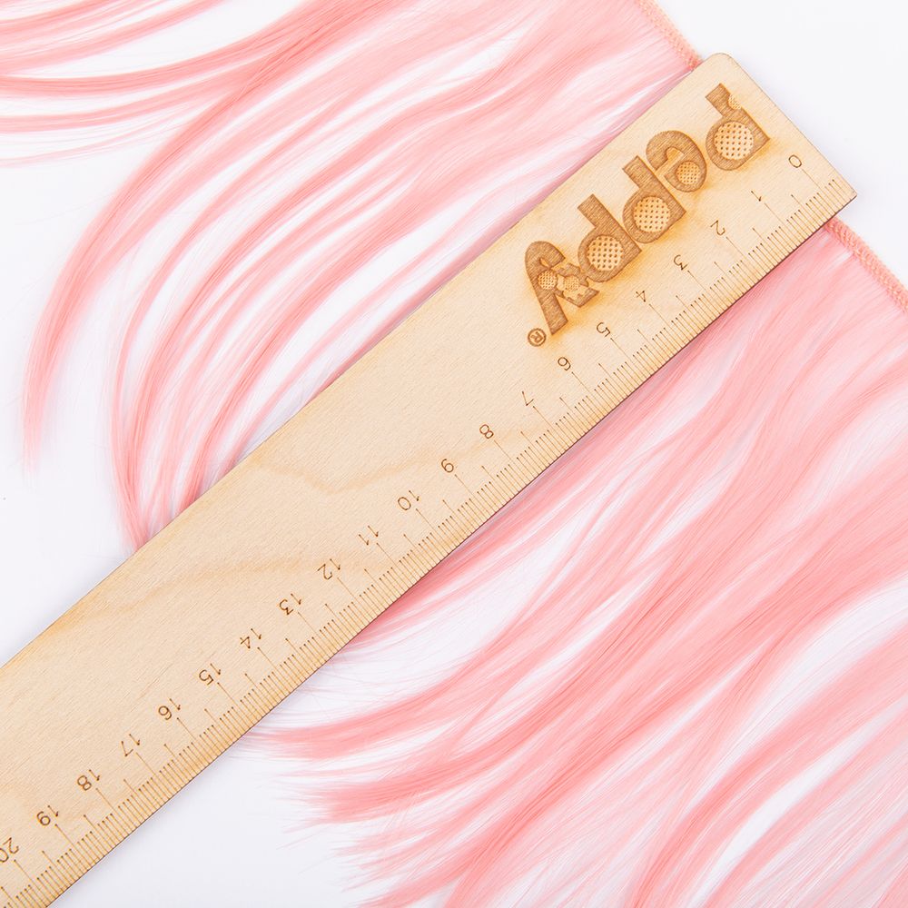 Трессы для кукол 15 см, 100 см, 22 г, 34 розовый, HobbyBe HAR-11