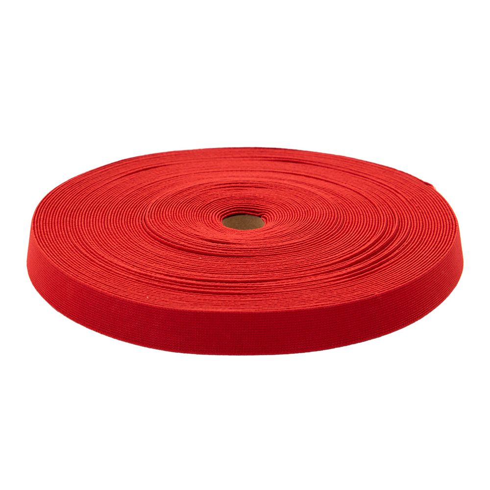 Резинка вязаная (стандарт) 20 мм / 25 метров, красный