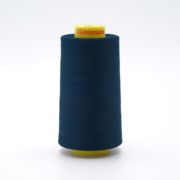 Нитка особо тонкая Gutermann Mara №150 (150/2), 5000 м, 713961, цв. 011 грозовой синий, 1 катушка