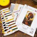 Набор для вышивания нитками Luca-S G720, гобелен Королева залитого солнцем континента, 18х30см