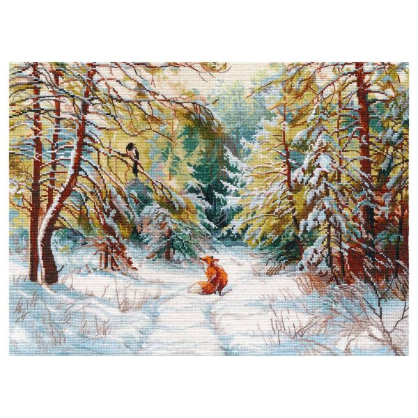 Набор для вышивания нитками Овен, Какая встреча! 30х40 см