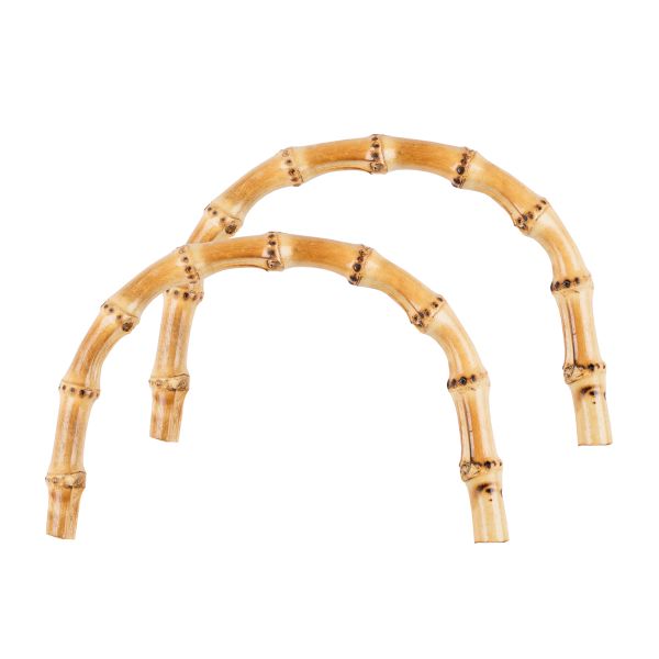 Ручки для сумки 21.5х14.5 см, 2 шт, бамбук, Gamma