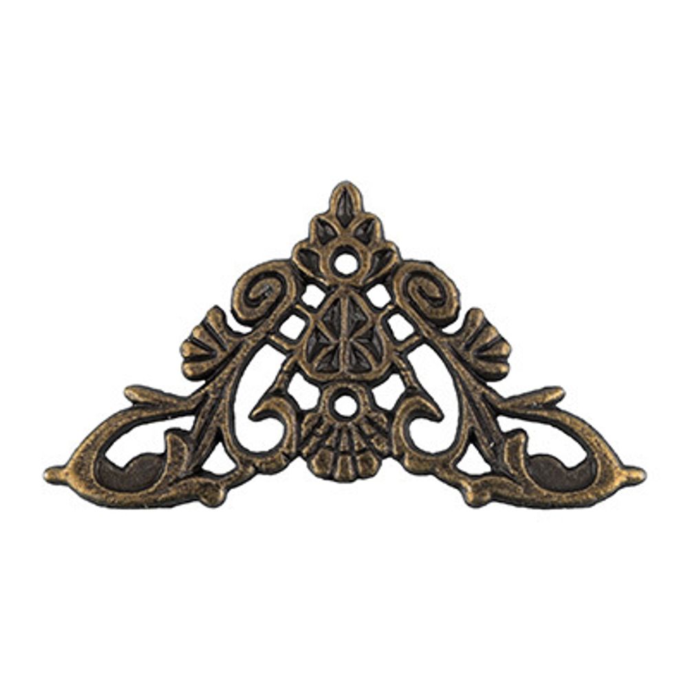 Накладка для шкатулок 3.5х3.5 см, 20 шт, 02 бронза, Mr.Carving