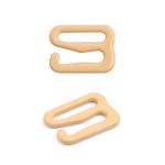 Крючки для бюстгальтера металл 9.5 мм, 20 шт, C180 телесный, ГВ1009