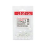 Бусины пластик (жемчуг) ⌀10 мм, 75 шт (5х15 шт), №01 Жемчужный, Zlatka JJBH-08