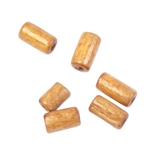 Бусины дерево 8х4 мм, кофейный, 250 шт, Astra&Craft WDB0424